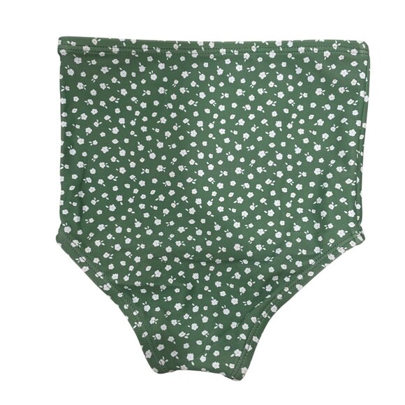Honey Mark 3T/4T Green Floral High-Waisted Swim Bottoms Water-Resistant Beach - Picture 4 of 6